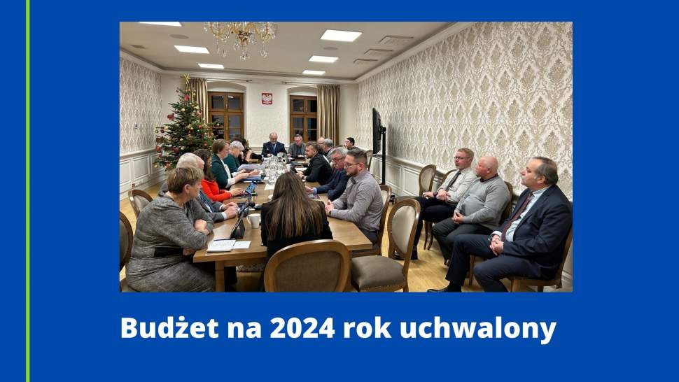 Budżet na 2024 rok uchwalony
